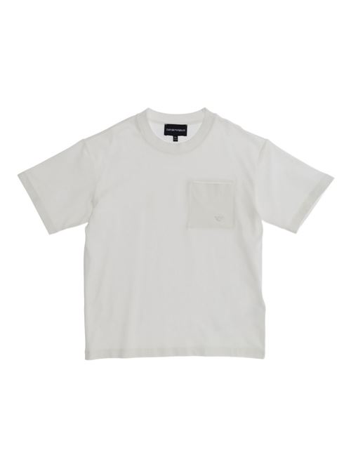 T-shirt bambino Emporio Armani grigia EMPORIO ARMANI KIDS | EB001318AF21808U0003